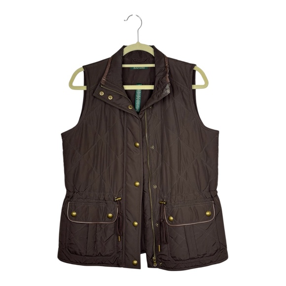 Ralph Lauren Brown Vest - Picture 1 of 2
